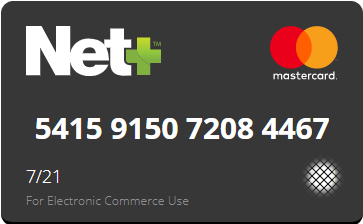 Net+ Virtual Card