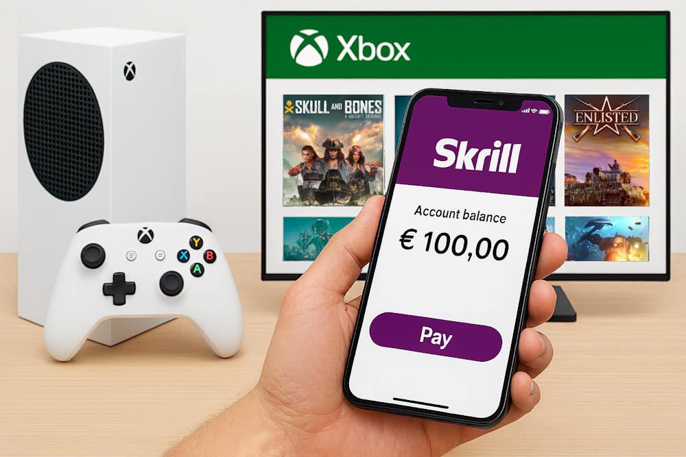 Pay Xbox games with Skrill