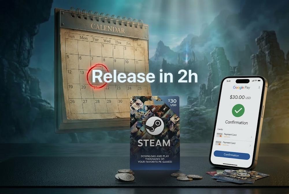 Using Google Pay for Steam Purchases