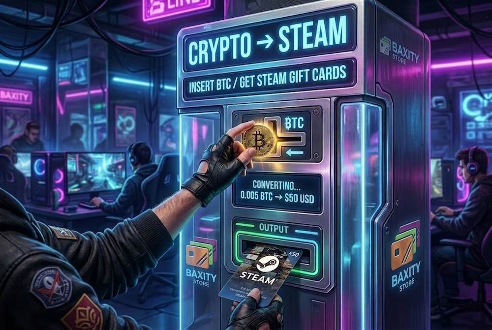 Why Baxity Store Is a Convenient Way to Use Crypto for Steam
