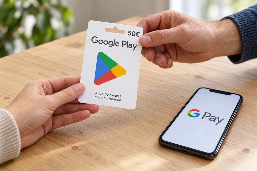 Buying Google Play Gift Cards with Google Pay