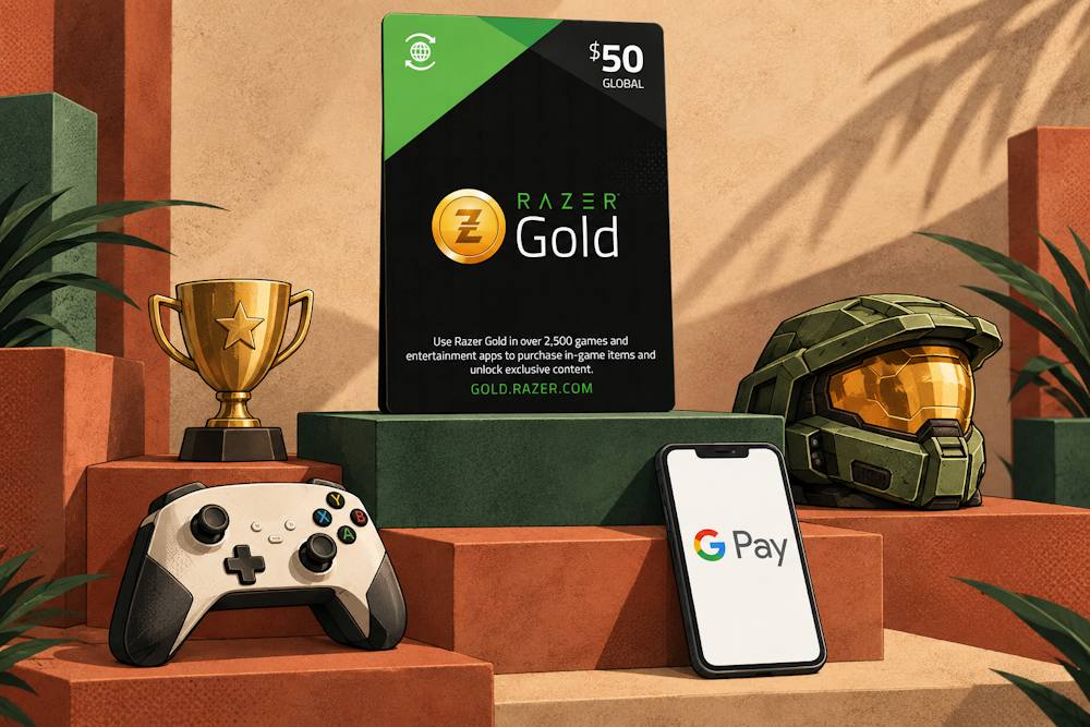 Buying Razer Gold with Google Pay