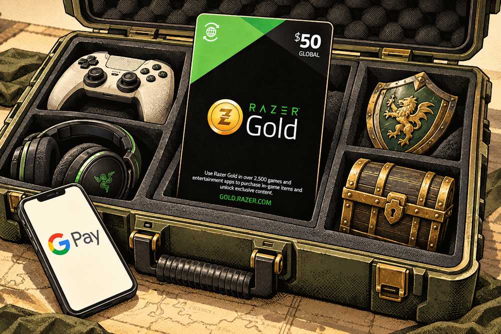 How Razer Gold payments work with Google Pay