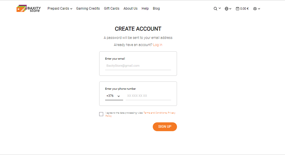 Baxity Store PerfectMoney